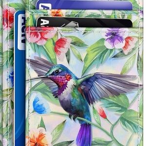 Floral RFID Card Holder Wallet